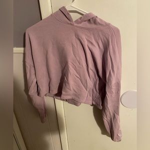 Purple cropped sweatshirt 💜